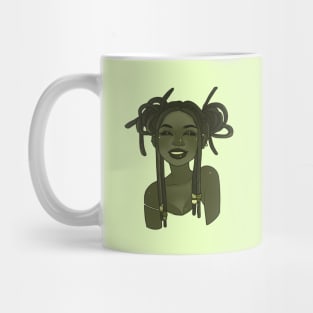 Green Girl Mug